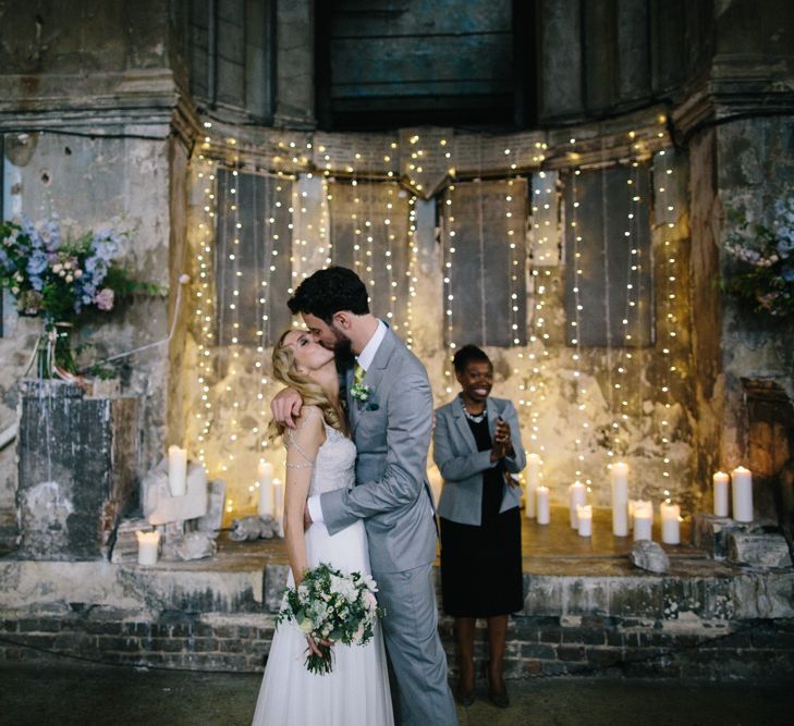 Asylum Fairy Lights & Candle Altar