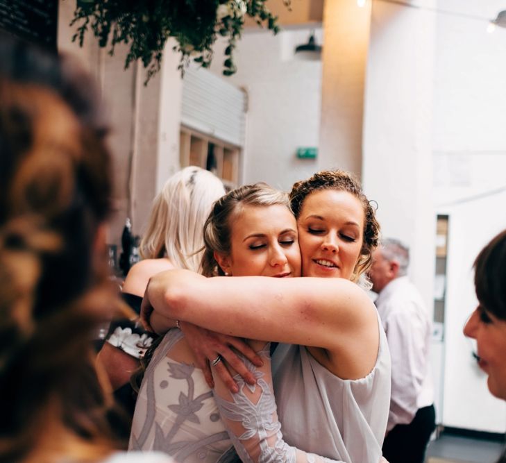 City Chic wedding in London at The Museum of St John and St John Restaurant. Photography by Dale Weeks with Bride in Temperley Bride.