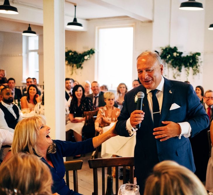 City Chic wedding in London at The Museum of St John and St John Restaurant. Photography by Dale Weeks with Bride in Temperley Bride.