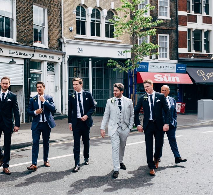 City Chic wedding in London at The Museum of St John and St John Restaurant. Photography by Dale Weeks with Bride in Temperley Bride.