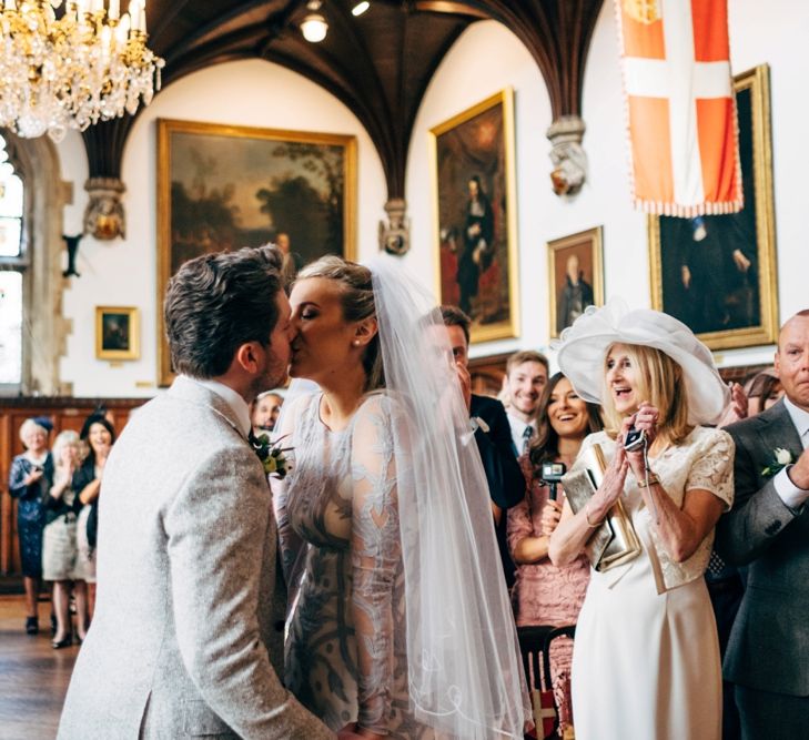 City Chic wedding in London at The Museum of St John and St John Restaurant. Photography by Dale Weeks with Bride in Temperley Bride.