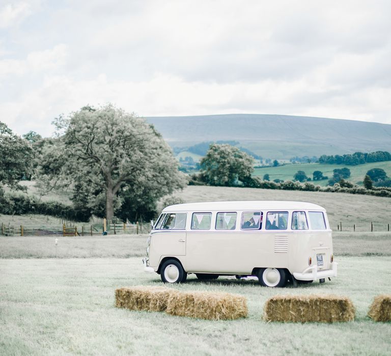 VW Camper At Wedding