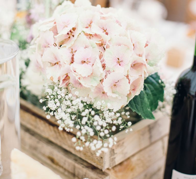 Wooden Palette Table Decor Wedding