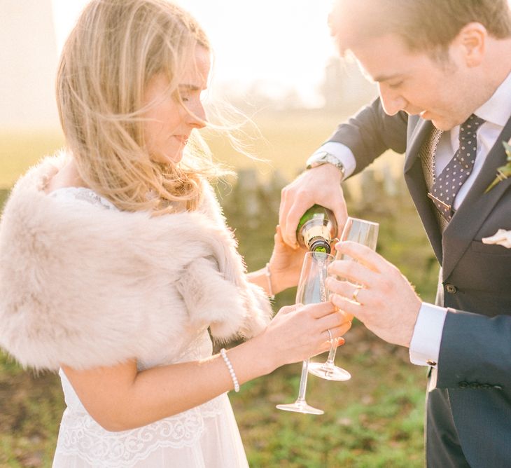 Elegant Classic Winter Wedding In A Marquee With Candles & Olive Trees With Images From Sarah Jane Ethan Photography