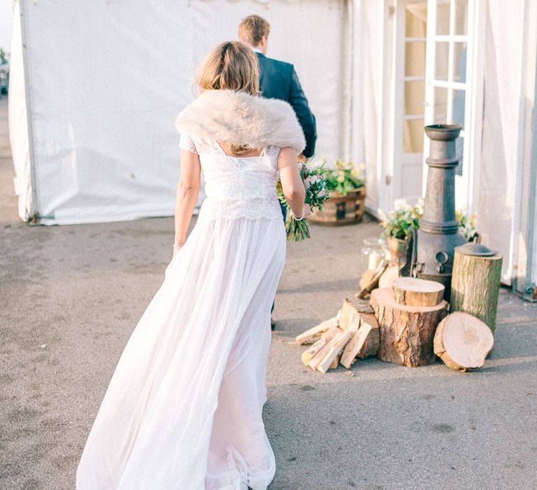 Elegant Classic Winter Wedding In A Marquee With Candles & Olive Trees With Images From Sarah Jane Ethan Photography