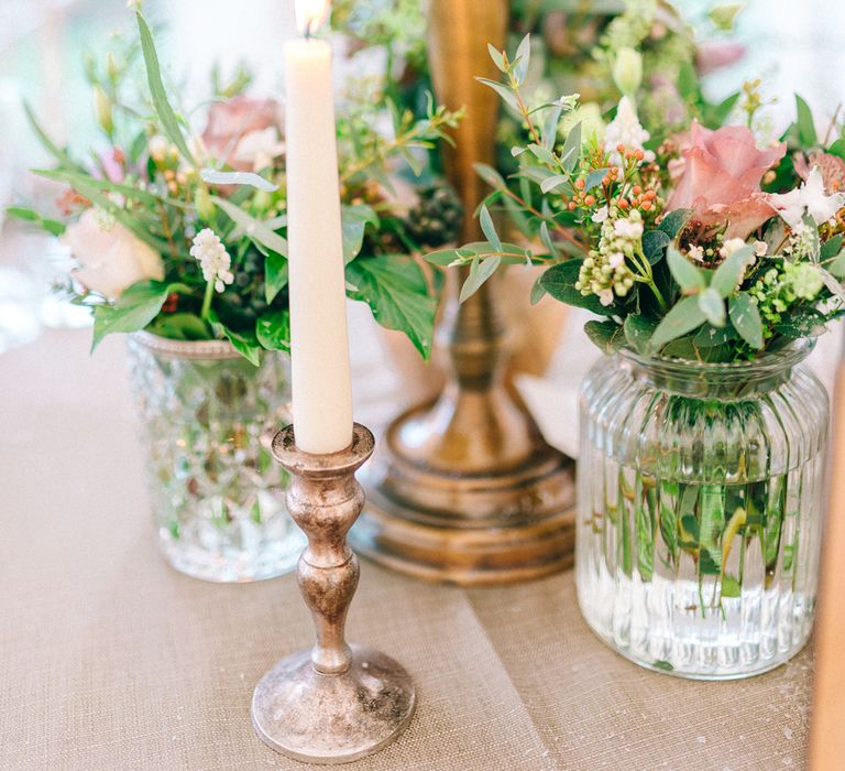 Elegant Classic Winter Wedding In A Marquee With Candles & Olive Trees With Images From Sarah Jane Ethan Photography