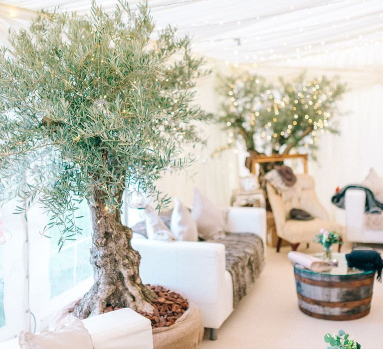 Elegant Classic Winter Wedding In A Marquee With Candles & Olive Trees With Images From Sarah Jane Ethan Photography