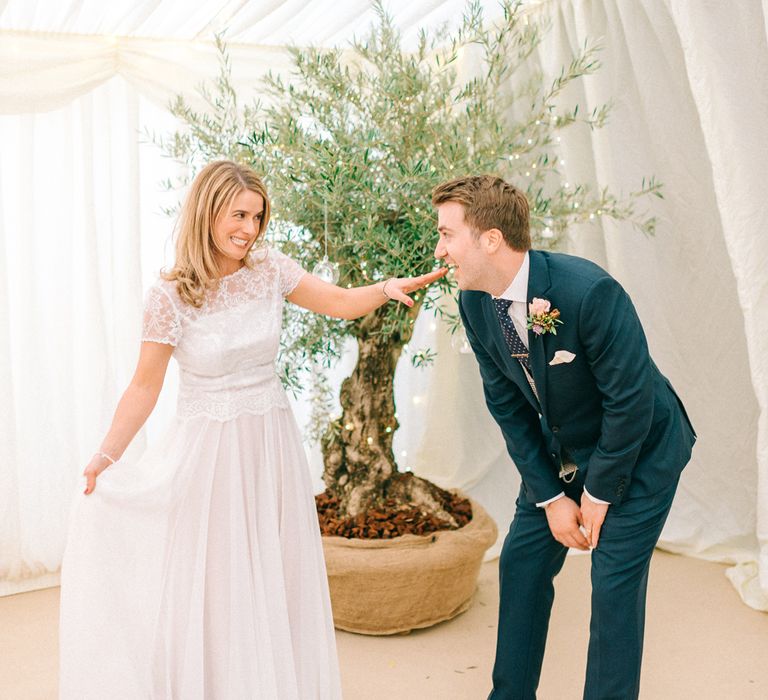 Elegant Classic Winter Wedding In A Marquee With Candles & Olive Trees With Images From Sarah Jane Ethan Photography