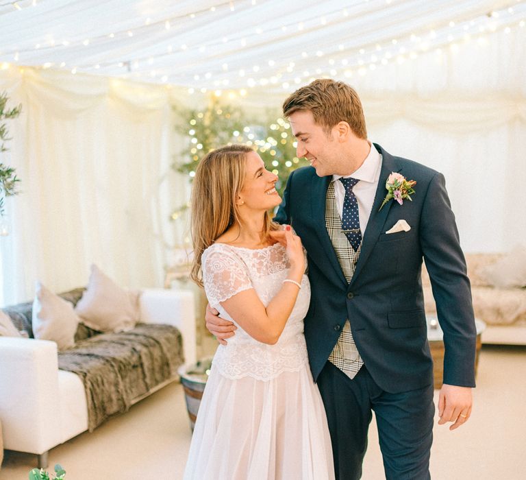 Elegant Classic Winter Wedding In A Marquee With Candles & Olive Trees With Images From Sarah Jane Ethan Photography