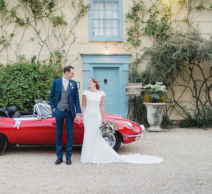 Vintage Wedding Car // South Farm Wedding Planned & Styled By Mirabella Weddings With Bride In Pronovias And Florals By Lily And May With Images From Photography By Bea