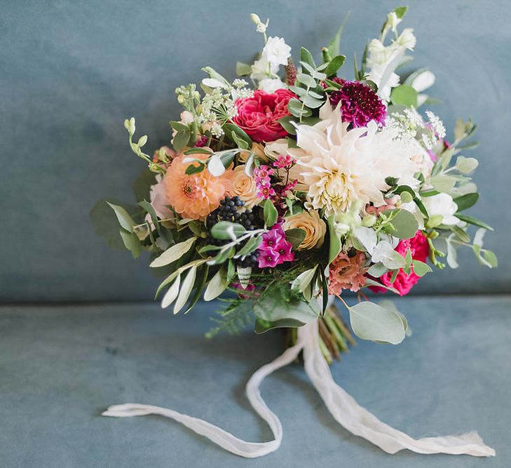 Seasonal Wedding Bouquet // South Farm Wedding Planned & Styled By Mirabella Weddings With Bride In Pronovias And Florals By Lily And May With Images From Photography By Bea