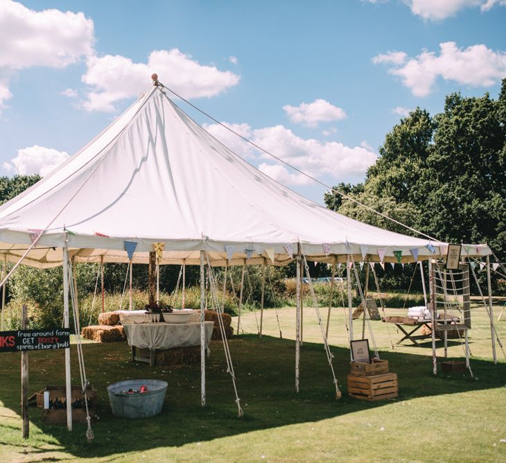 Drinks Tent at Wedding