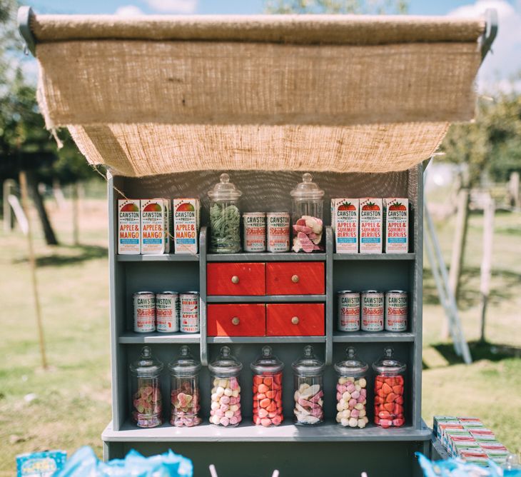 Sweetie Station For Kids at Wedding