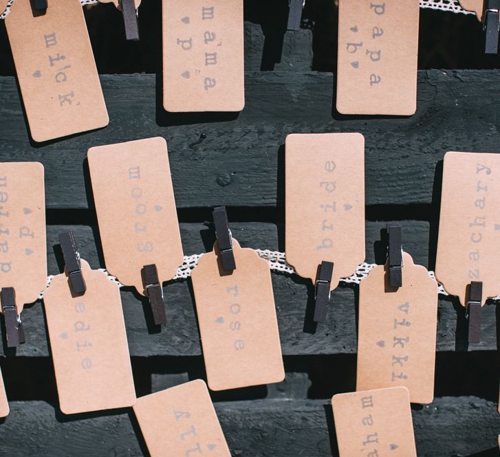 Rustic Table Plan