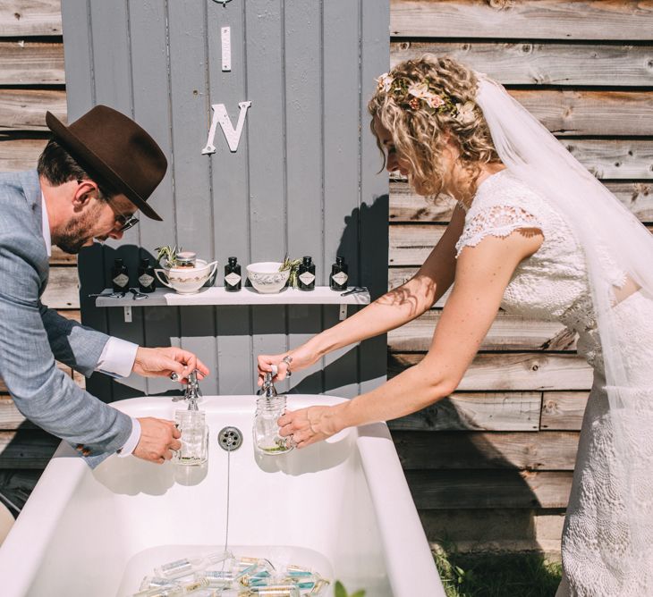 Original Gin Bath at Wedding