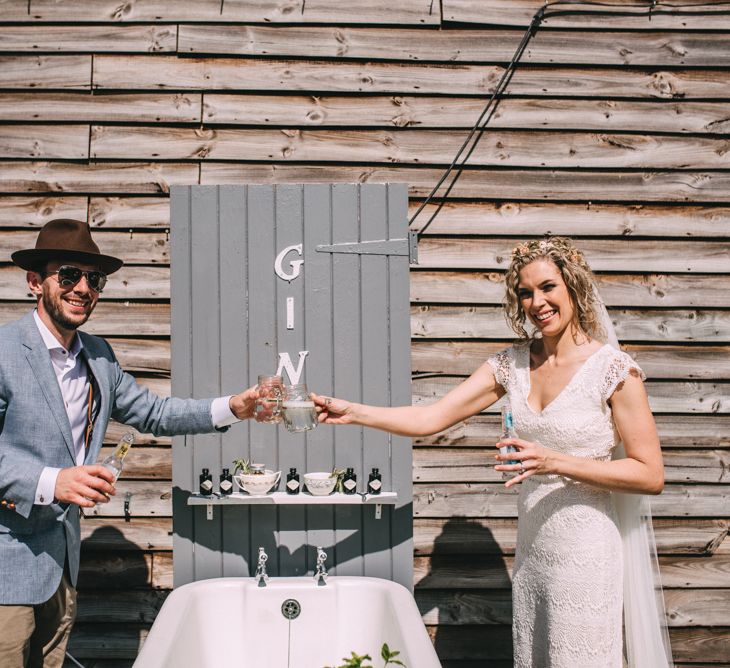 Original Gin Bath at Wedding