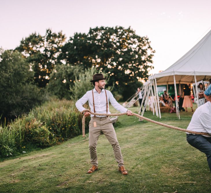 Tug Of War at Wedding Reception