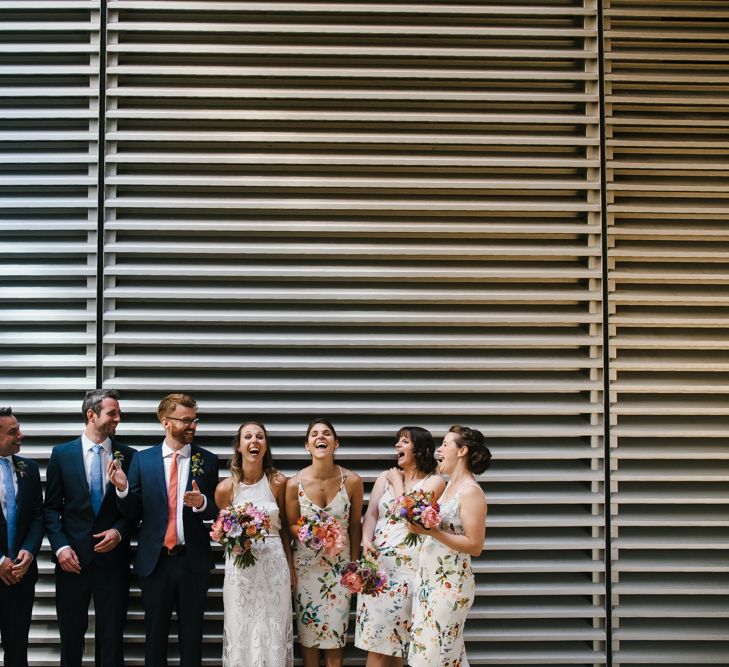 Wedding Party | Bright Wedding at The Oyster Shed in London | Chris Barber Photography