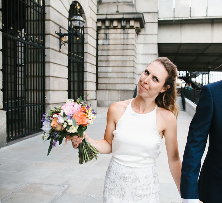 Bride & Groom | Bright Wedding at The Oyster Shed in London | Chris Barber Photography