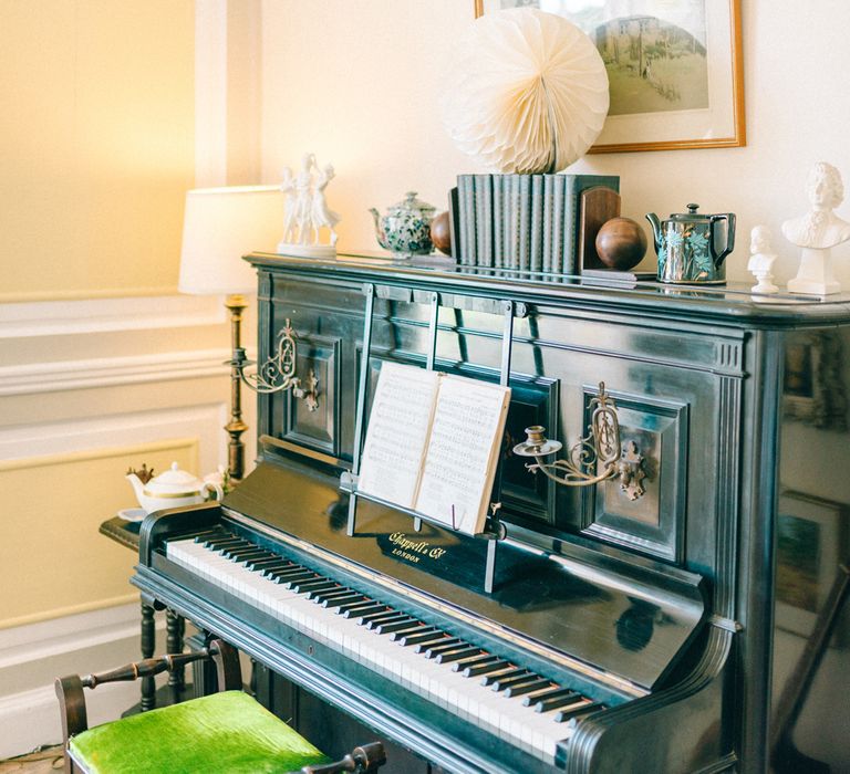 Piano at Crook Hall Gardens