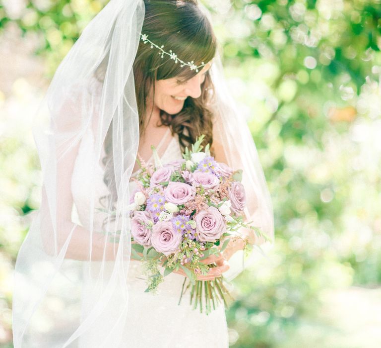 Bride in Rosa Clara