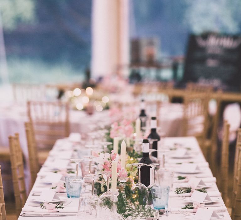 Blush Pink Marquee Reception