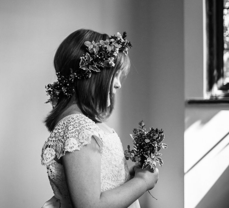 Flower Girl in Monsoon Dress