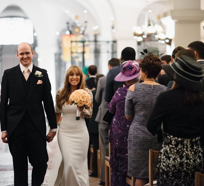 Bride in Martina Liana from Essense of Australia Bridal Gown