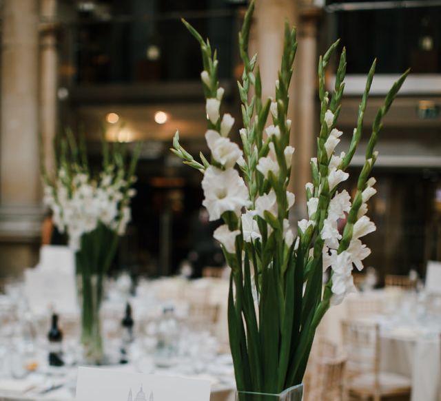 White Stock Centrepiece