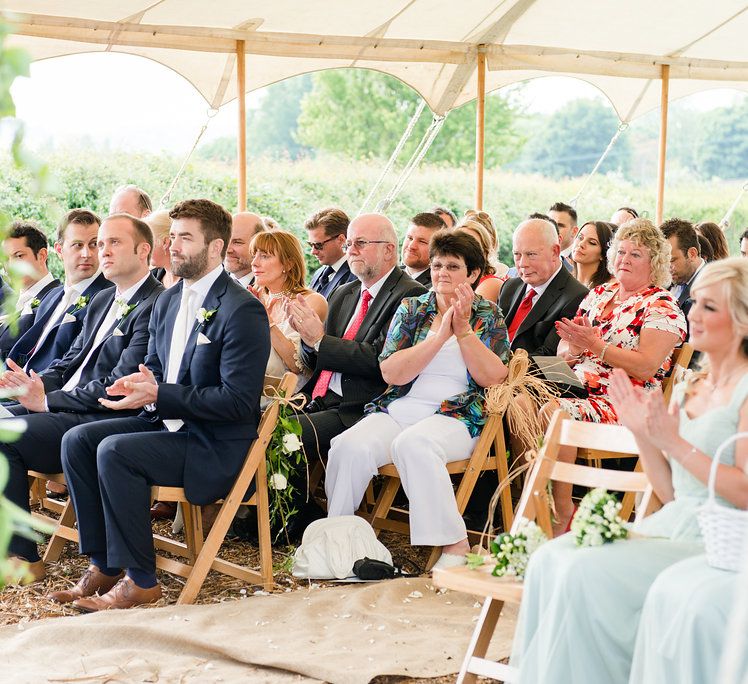 Wedding Party | Outdoor Wedding Ceremony at Church Farm | Turner & Moss Photography