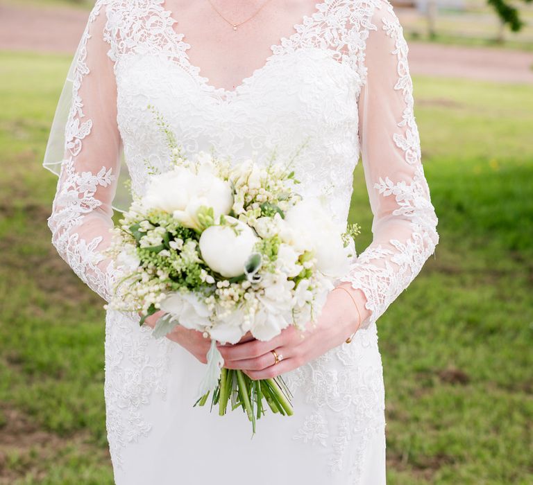 Mori Lee Lace Bridal Gown | Turner & Moss Photography