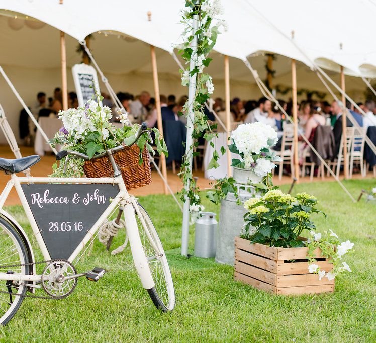 Elegant Greenery & White Rustic Marquee Wedding at Church Farm | Turner & Moss Photography