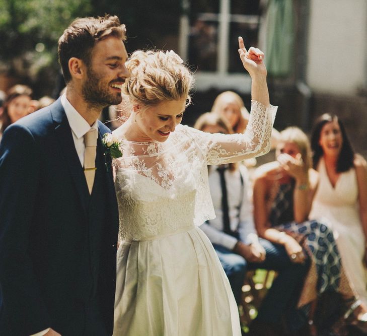 Bride & Groom Outdoor Ceremony