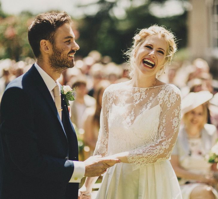 Bride & Groom Outdoor Ceremony