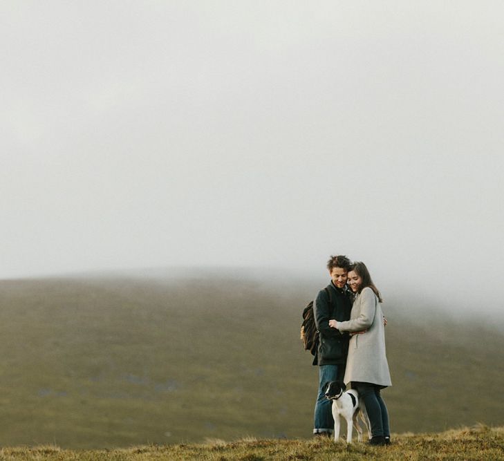 Pre Wedding Shoot In The Brecon Beacons With Images By Millie Benbow Photography | Rebecca & Karl Wildflower Illustration Co.