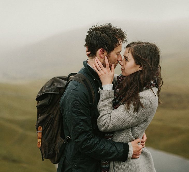 Pre Wedding Shoot In The Brecon Beacons With Images By Millie Benbow Photography | Rebecca & Karl Wildflower Illustration Co.