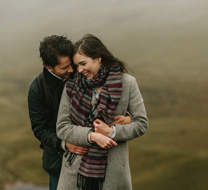 Pre Wedding Shoot In The Brecon Beacons With Images By Millie Benbow Photography | Rebecca & Karl Wildflower Illustration Co.