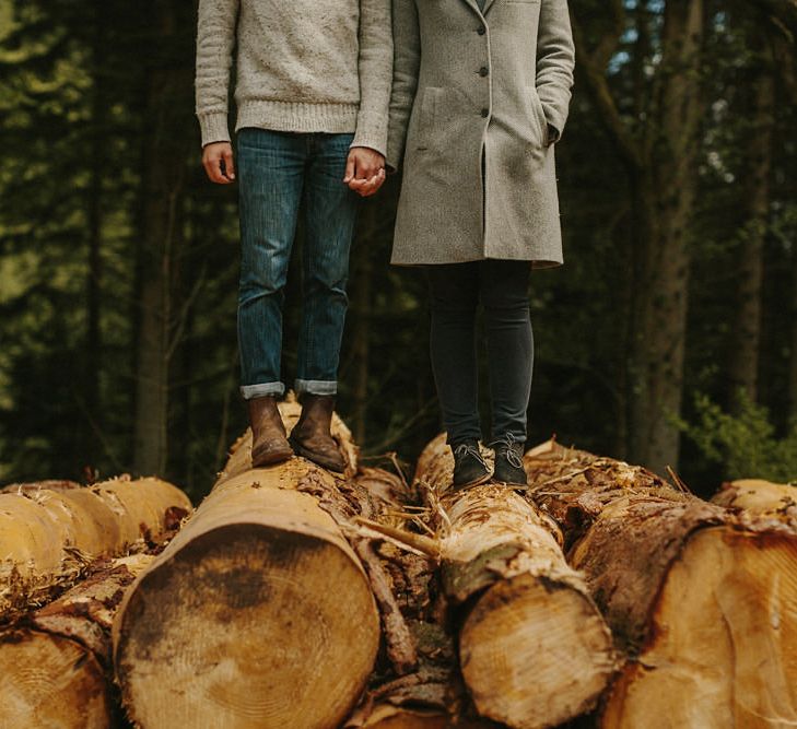 Pre Wedding Shoot In The Brecon Beacons With Images By Millie Benbow Photography | Rebecca & Karl Wildflower Illustration Co.