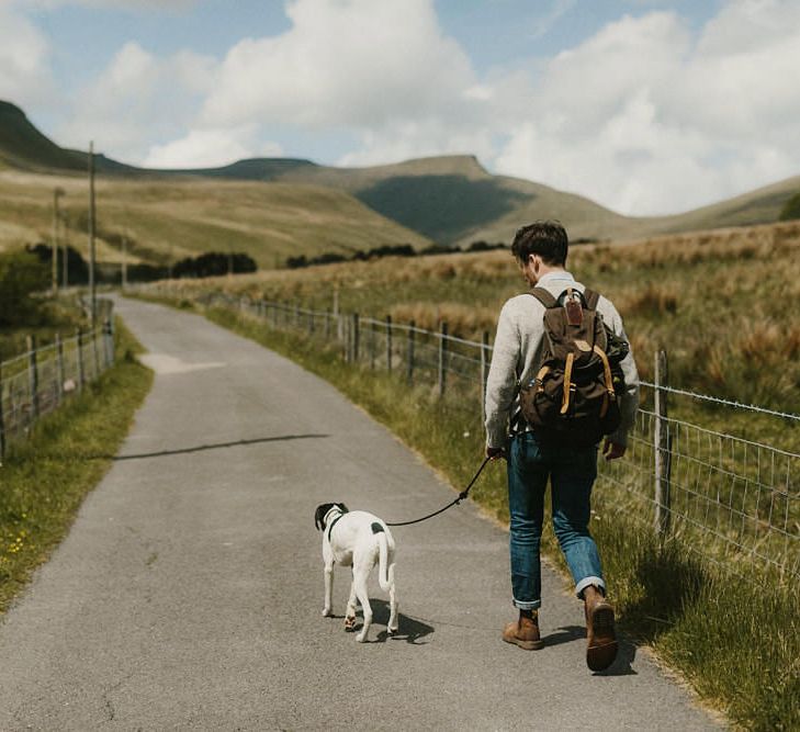 Pre Wedding Shoot In The Brecon Beacons With Images By Millie Benbow Photography | Rebecca & Karl Wildflower Illustration Co.