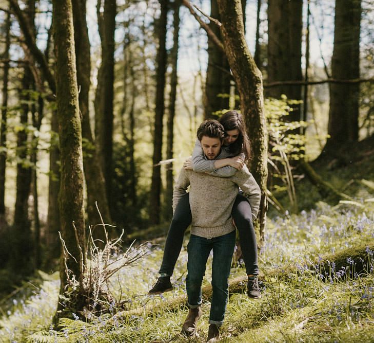 Pre Wedding Shoot In The Brecon Beacons With Images By Millie Benbow Photography | Rebecca & Karl Wildflower Illustration Co.