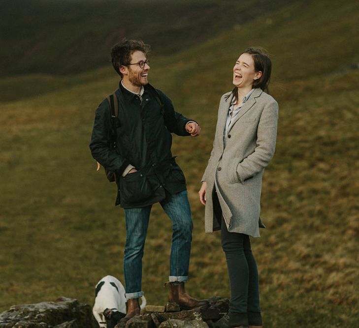 Pre Wedding Shoot In The Brecon Beacons With Images By Millie Benbow Photography | Rebecca & Karl Wildflower Illustration Co.