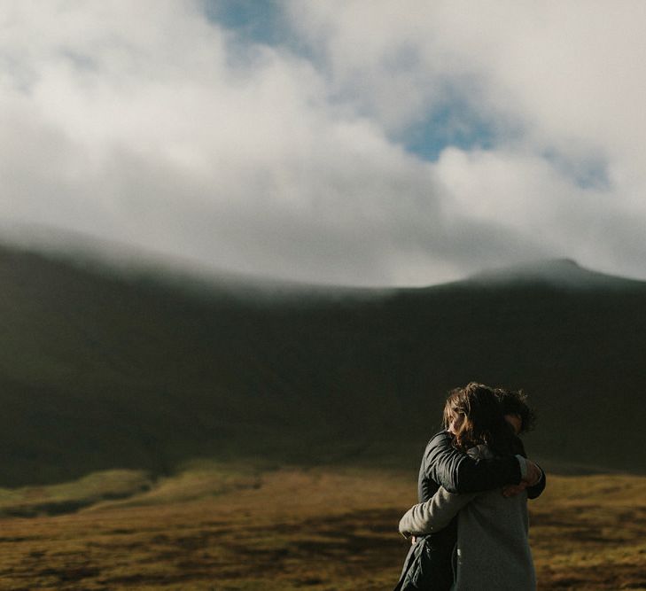 Pre Wedding Shoot In The Brecon Beacons With Images By Millie Benbow Photography | Rebecca & Karl Wildflower Illustration Co.