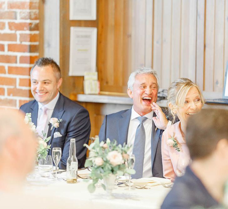 Speeches | Elegant Pastel Wedding at Gaynes Park, Essex | White Stag Wedding Photography | At Motion Film