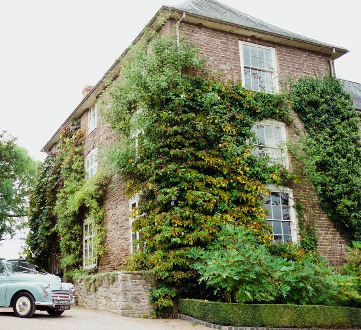 Wedding Car | Outdoor Wedding at Dewsall Court Oxfordshire | Claudia Rose Carter Photography | Costa Sister Productions