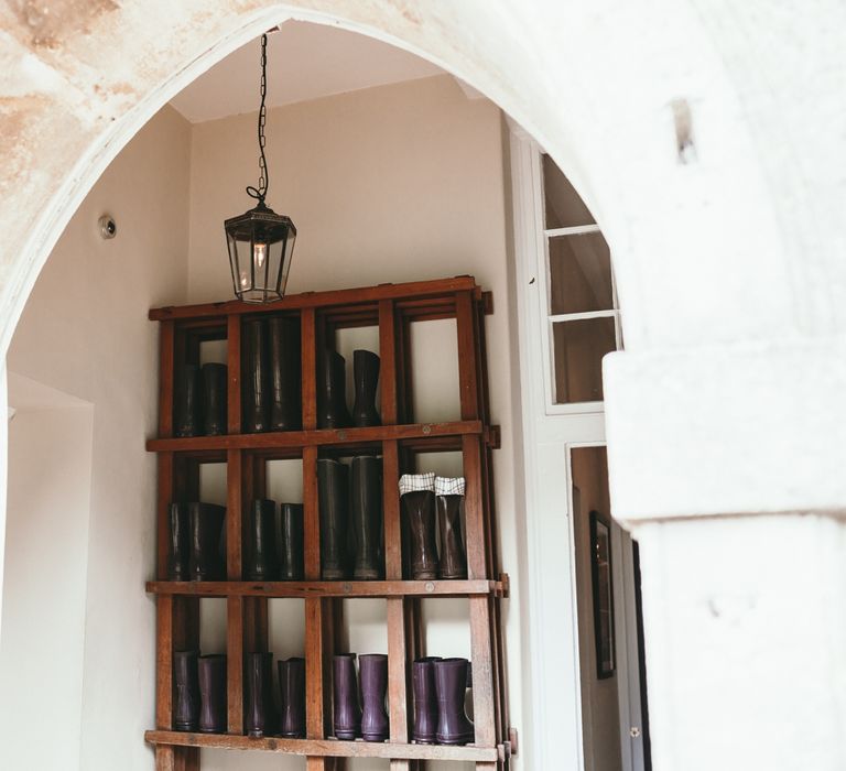 Wellington Boot Storage At Babington House