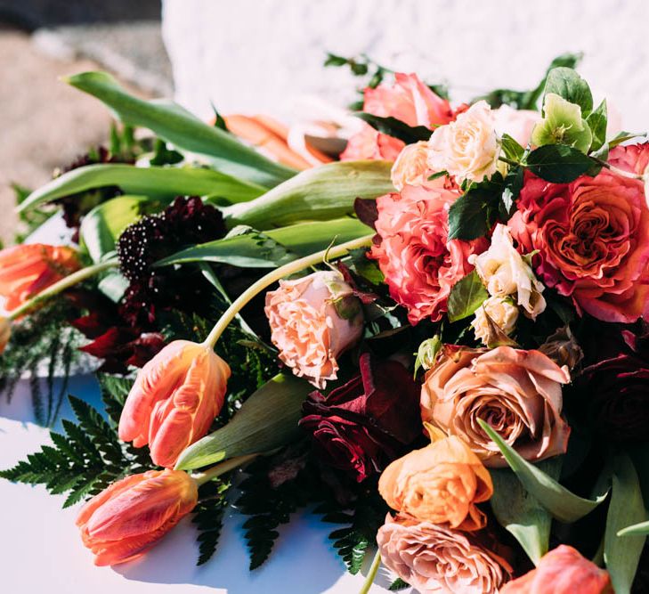 Coral And Navy Wedding Inspiration From Styled by Cherish