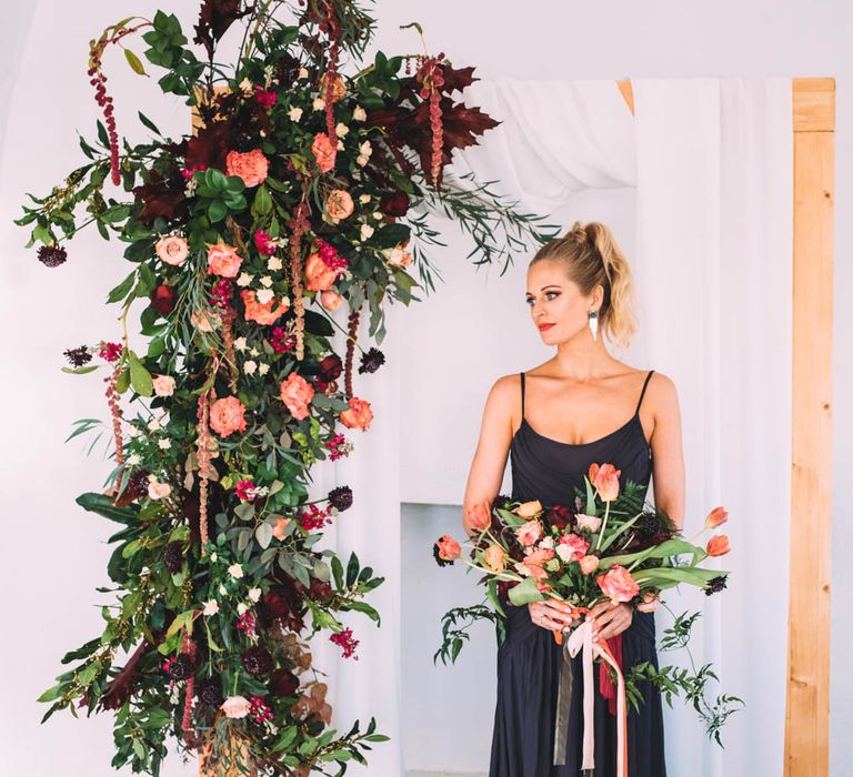 Coral And Navy Wedding Inspiration From Styled by Cherish