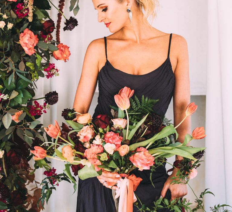 Coral And Navy Wedding Inspiration From Styled by Cherish