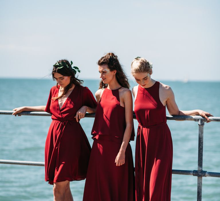 <a href="https://wearerewritten.com/" target="_blank">Rewritten</a> Bridesmaids Dresses In Chianti