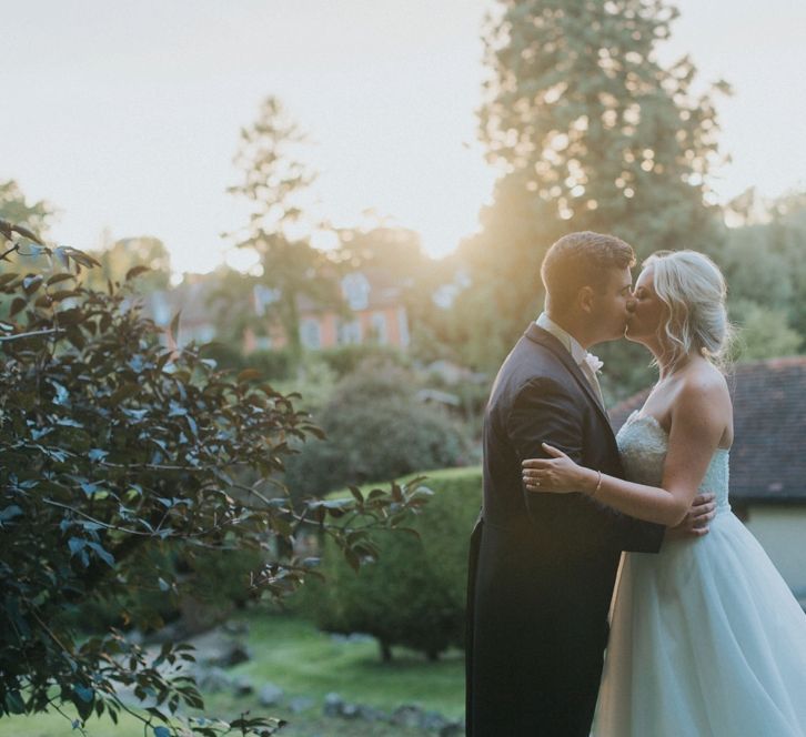 Blush & Copper Details For A Rustic Luxe At Home Wedding With Bridesmaids In Adrianna Pappel & Images From Julia & You Photography